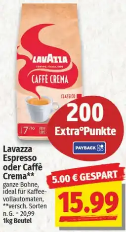 NP Discount Lavazza Espresso oder Caffè Crema Angebot