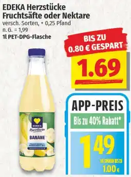 NP Discount EDEKA Herzstücke Fruchtsäfte oder Nektare Angebot