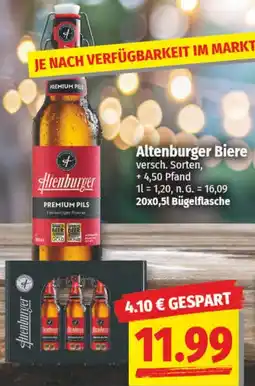 NP Discount Altenburger Biere Angebot