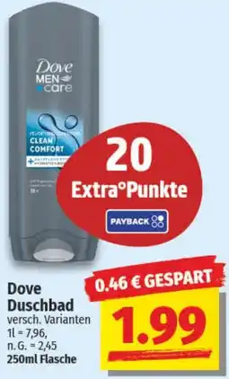 NP Discount Dove Duschbad Angebot