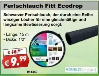 Stabilo Fachmarkt Perlschlauch Fitt Ecodrop Angebot