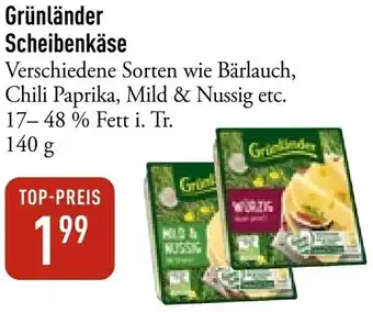 Galeria Markthalle Grünländer Scheibenkäse Angebot