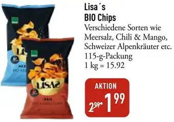 Galeria Markthalle Lisa's BIO Chips Angebot