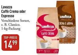 Galeria Markthalle Lavazza Caffè Crema oder Espresso Angebot