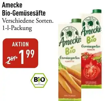 Galeria Markthalle Amecke Bio-Gemüsesäfte Angebot