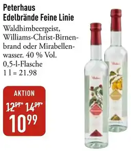 Galeria Markthalle Peterhaus Edelbrände Feine Linie Angebot