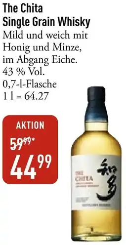 Galeria Markthalle The Chita Single Grain Whisky Angebot