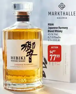 Galeria Markthalle Hibiki Japanese Harmony Blend Whisky Angebot