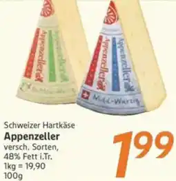 inkoop Schweizer Hartkäse Appenzeller Angebot