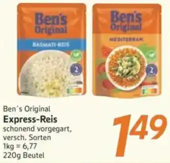 inkoop Ben's Original Express-Reis Angebot