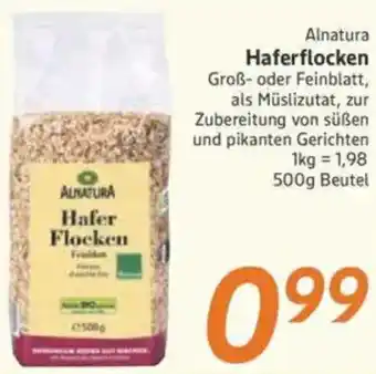 inkoop Alnatura Haferflocken Angebot
