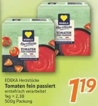 inkoop EDEKA Herzstücke Tomaten fein passiert Angebot