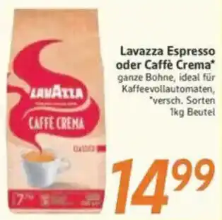 inkoop Lavazza Espresso oder Caffè Crema Angebot