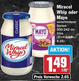 HIT Miracel Whip oder Mayo Angebot