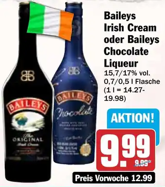 HIT Baileys Irish Cream oder Baileys Chocolate Liqueur Angebot