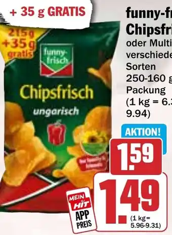 HIT funny-frisch Chipsfrisch Angebot