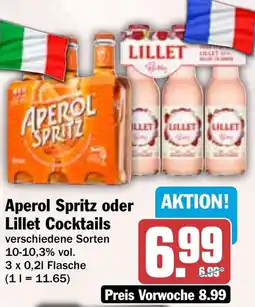 HIT Aperol Spritz oder Lillet Cocktails Angebot