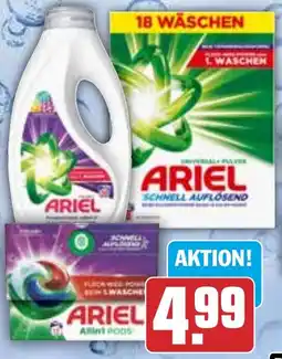 HIT Ariel Waschmittel Pulver, Flüssig oder Pods Angebot