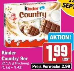 HIT Kinder Country 9er Angebot