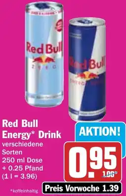 HIT Red Bull Energy Drink Angebot