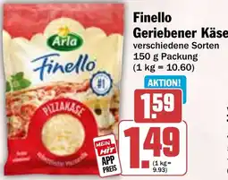 HIT Arla Finello Geriebener Käse Angebot