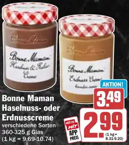 HIT Bonne Maman Haselnuss- oder Erdnusscreme Angebot
