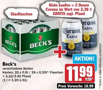 HIT Beck's Angebot