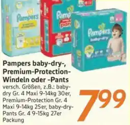 inkoop Pampers baby-dry, Premium-Protection Windeln oder Pants Angebot