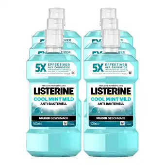 Netto Marken-Discount Listerine Mundspülung Cool Mint Mild 500 ml, 6er Pack Angebot