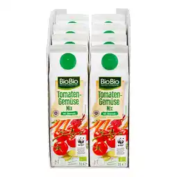 Netto Marken-Discount BioBio Tomaten-Gemüse-Mix 1 Liter, 8er Pack Angebot