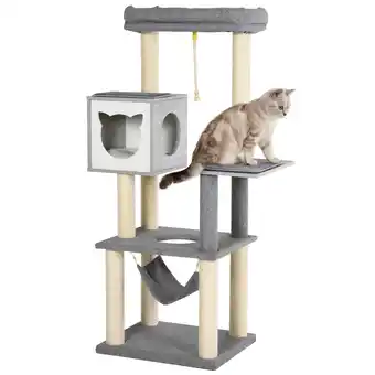 Netto Marken-Discount PawHut Kratzbaum Klasse E1 Spanplatte, Plüsch, Sisal Angebot