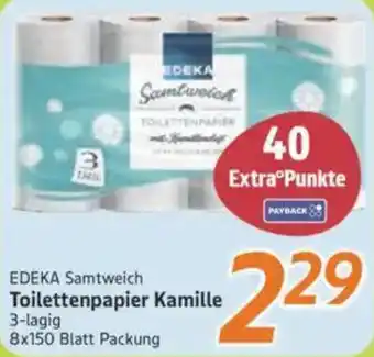 inkoop EDEKA Samtweich Toilettenpapier Kamille Angebot