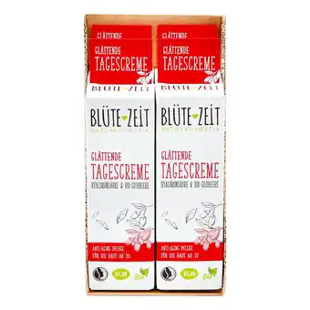Netto Marken-Discount BLÜTE-ZEIT Glättende Tagescreme 50 ml, 6er Pack Angebot