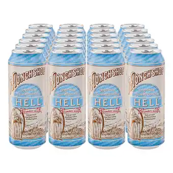 Netto Marken-Discount Mönchshof Helles 4,9 % vol 0,5 Liter Dose, 24er Pack Angebot