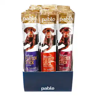 Netto Marken-Discount Pablo Hundenahrung Fleischsnack 12 g, verschiedene Sorten, 60er Pack Angebot