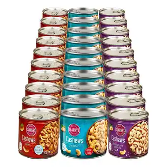Netto Marken-Discount Clarkys Cashews Dose 150g, verschiedene Sorten, 30er Pack Angebot
