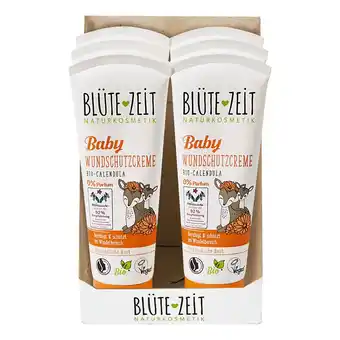 Netto Marken-Discount BLÜTE-ZEIT Baby Wundschutzcreme Bio-Calendula 75 ml, 6er Pack Angebot