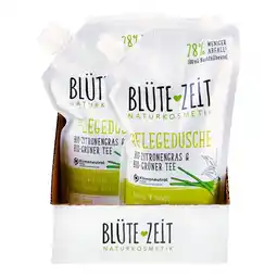Netto Marken-Discount BLÜTE-ZEIT Duschgel Bio-Zitronengras & Bio-Grüner Tee Nachfüller 500 ml, 6er Pack Angebot