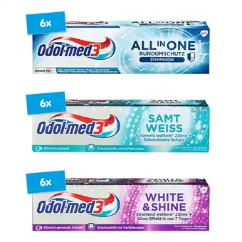 Netto Marken-Discount Odol-med 3 Zahncreme 75 ml, verschiedene Sorten, 18er Pack Angebot