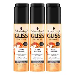 Netto Marken-Discount Schwarzkopf Gliss Express-Repair-Spülung Total Repair 200 ml, 6er Pack Angebot