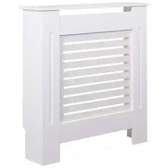 Netto Marken-Discount KADIMA DESIGN Moderne Heizkörperverkleidung mit Lamellenoptik aus wärmebeständigem MDF, Weiß Angebot