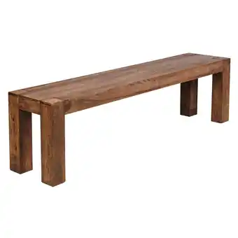 Netto Marken-Discount KADIMA DESIGN Sitzbank Landhaus-Stil: Massivholz, Akazie/Sheesham, handgefertigt Angebot