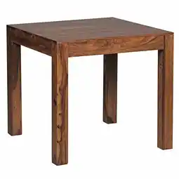 Netto Marken-Discount KADIMA DESIGN Esstisch NAKO Massiv: Quadratisch, 80x80 cm, Akazienholz, einfach zu pflegen, stabil Angebot