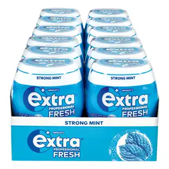 Netto Marken-Discount Wrigley's Extra Fresh Strong Mint zuckerfrei Dose 50 Stück, 12er Pack Angebot