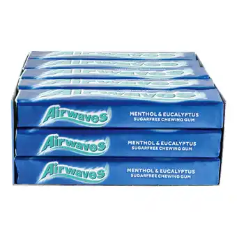 Netto Marken-Discount Airwaves Menthol & Eukalyptus zuckerfrei 12 Stück, 30er Pack Angebot