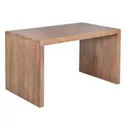 Netto Marken-Discount KADIMA DESIGN Schreibtisch TEKO: Massivholz Sheesham, 160x80 cm, Stauraum, abgerundete Ecken, stabil Angebot