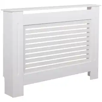 Netto Marken-Discount KADIMA DESIGN Moderne Heizkörperverkleidung mit Lamellen-Muster, Hochwertiges MDF-Material Angebot