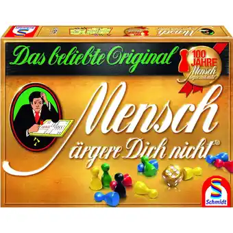 Netto Marken-Discount Schmidt Spiele Brettspiel Mensch ärgere Dich nicht - Gold-Edition Angebot