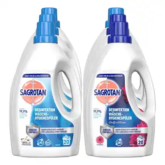 Netto Marken-Discount Sagrotan Wäsche-Hygienespüler 1,5 Liter, verschiedene Sorten, 6er Pack Angebot