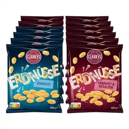 Netto Marken-Discount Clarkys Erdnusskerne 500 g, verschiedene Sorten, 12er Pack Angebot